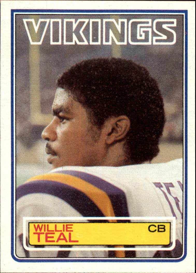 1983 Topps #106 Willie Teal DP