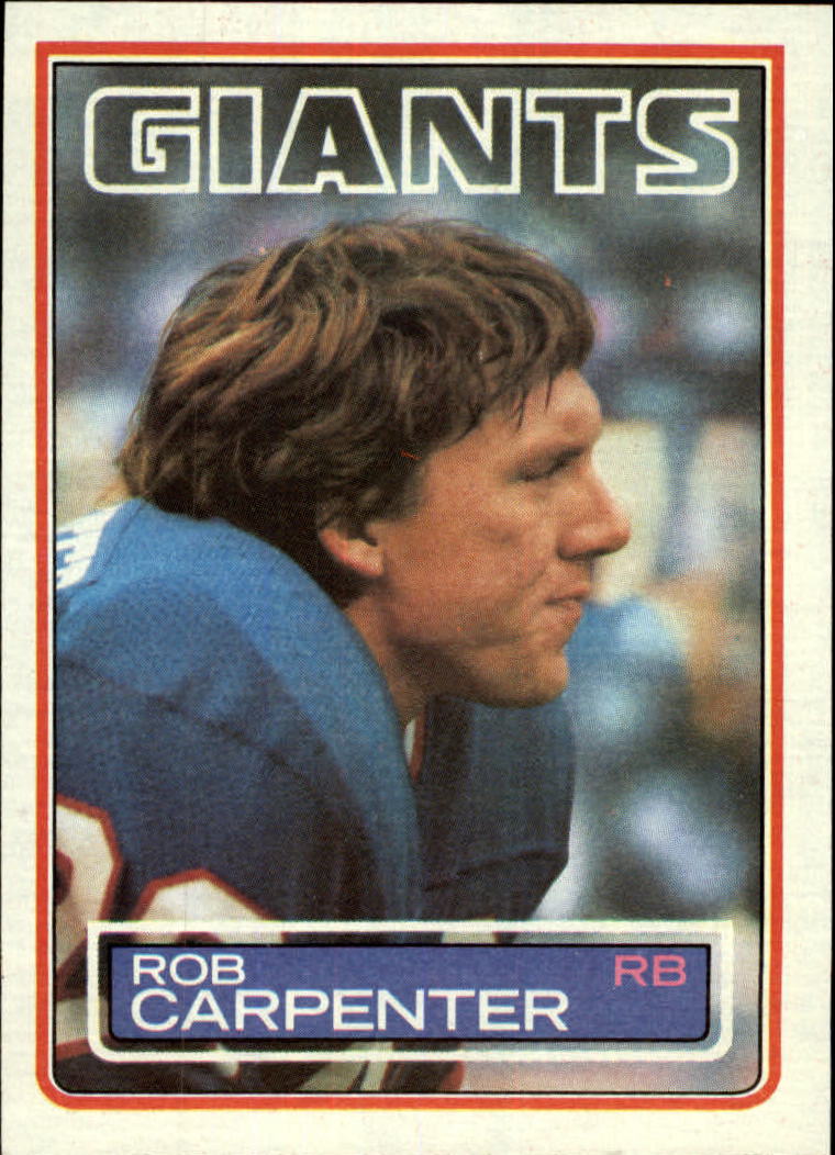 1983 Topps #122 Rob Carpenter