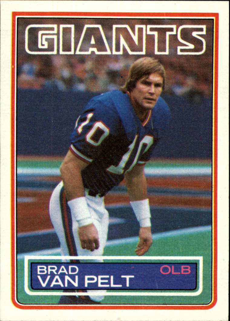 1983 Topps #134 Brad Van Pelt