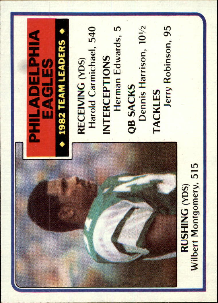 1983 Topps #136 Philadelphia Eagles TL/Wilbert Montgomery