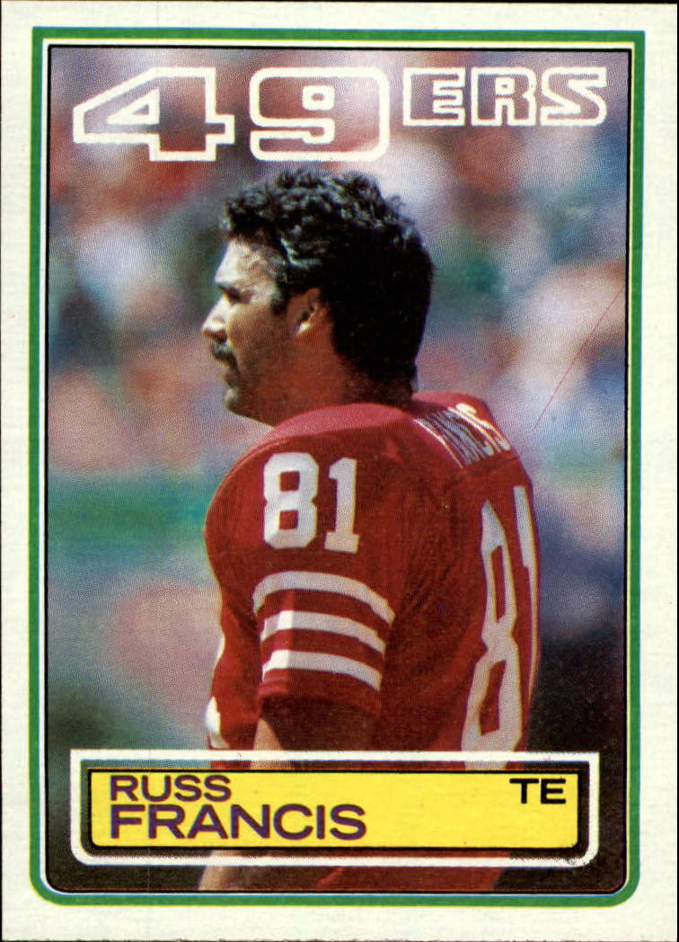 1983 Topps #166 Russ Francis
