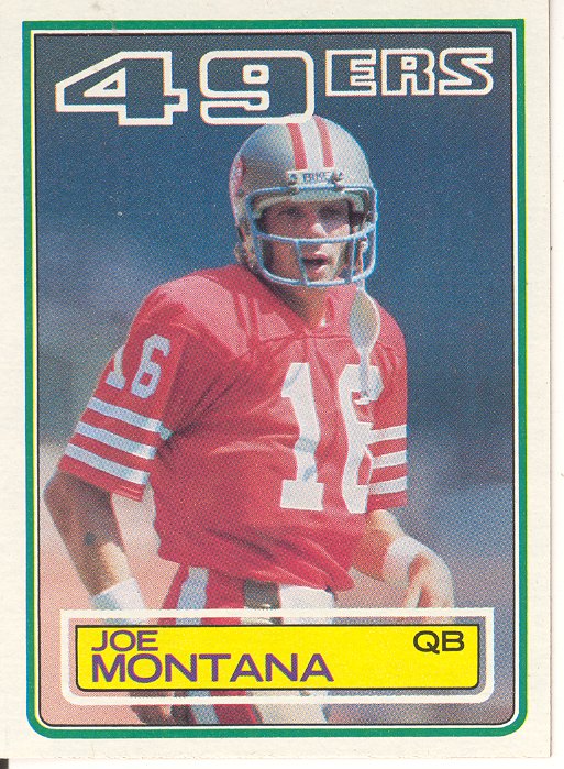 1983 Topps #169 Joe Montana DP