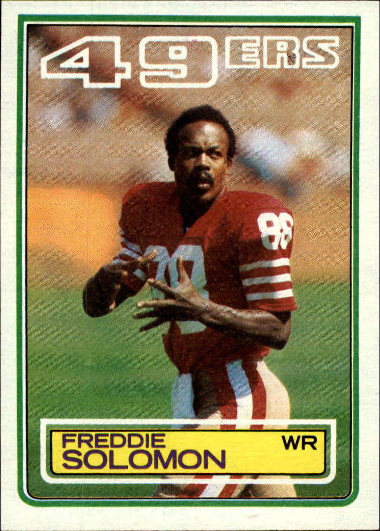 1983 Topps #172 Freddie Solomon