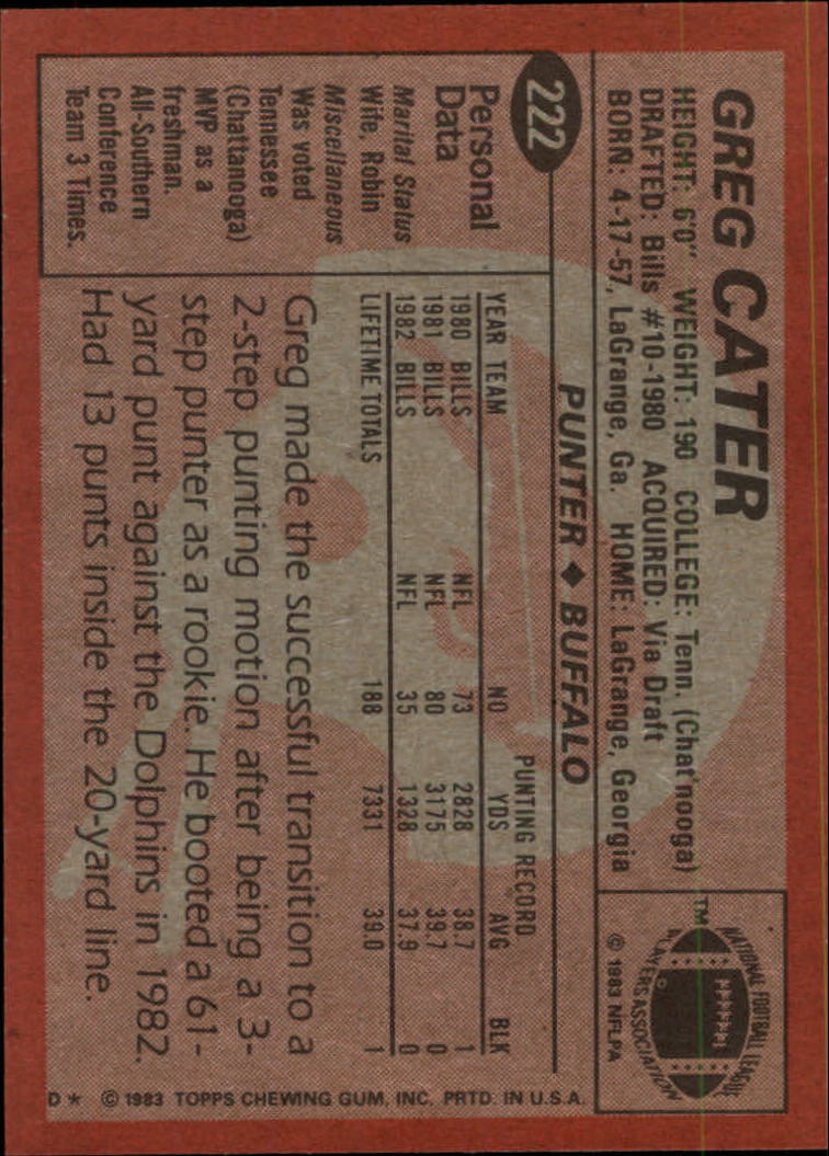 B2600- 1983 Topps FB # 201-396 MOSTLY STOCK PHOTOS -You Pick- 15+ FREE US SHIP - Picture 41 of 334