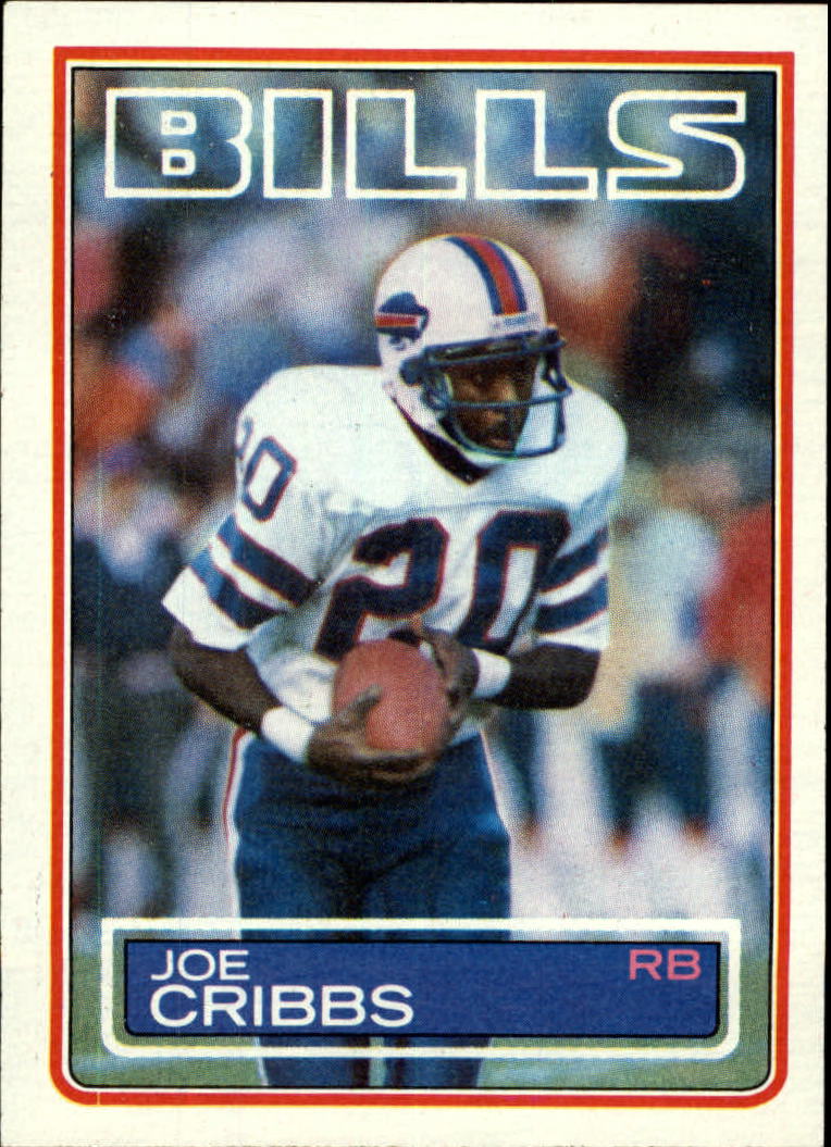 1983 Topps #223 Joe Cribbs