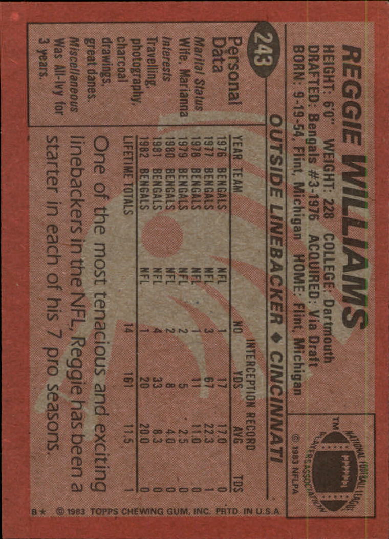 B2600- 1983 Topps FB # 201-396 MOSTLY STOCK PHOTOS -You Pick- 15+ FREE US SHIP - Picture 77 of 334
