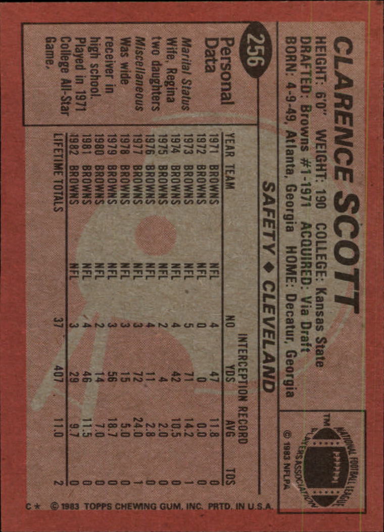 B2600- 1983 Topps FB # 201-396 MOSTLY STOCK PHOTOS -You Pick- 15+ FREE US SHIP - Picture 95 of 334