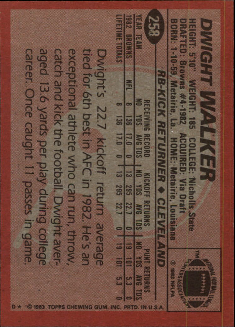 B2600- 1983 Topps FB # 201-396 MOSTLY STOCK PHOTOS -You Pick- 15+ FREE US SHIP - Picture 97 of 334