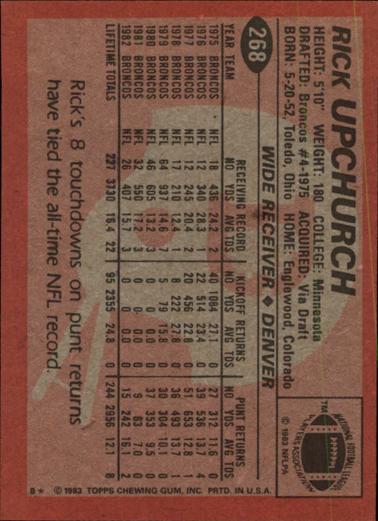 B2600- 1983 Topps FB # 201-396 MOSTLY STOCK PHOTOS -You Pick- 15+ FREE US SHIP - Picture 117 of 334