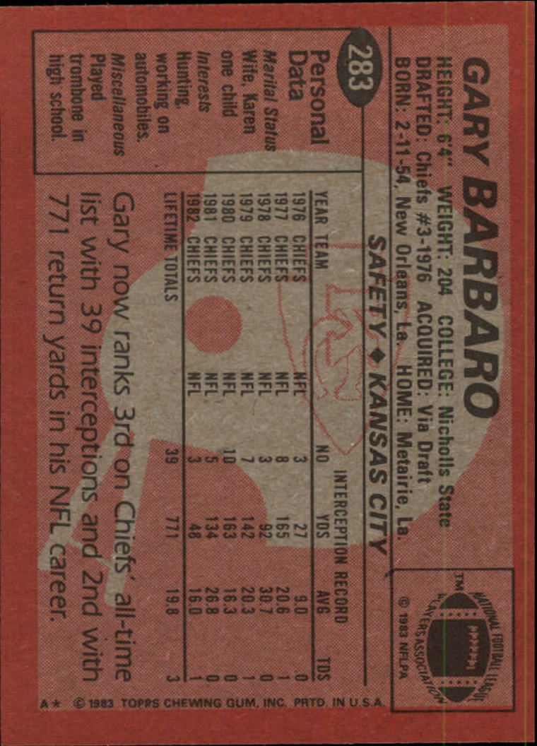 B2600- 1983 Topps FB # 201-396 MOSTLY STOCK PHOTOS -You Pick- 15+ FREE US SHIP - Picture 147 of 334