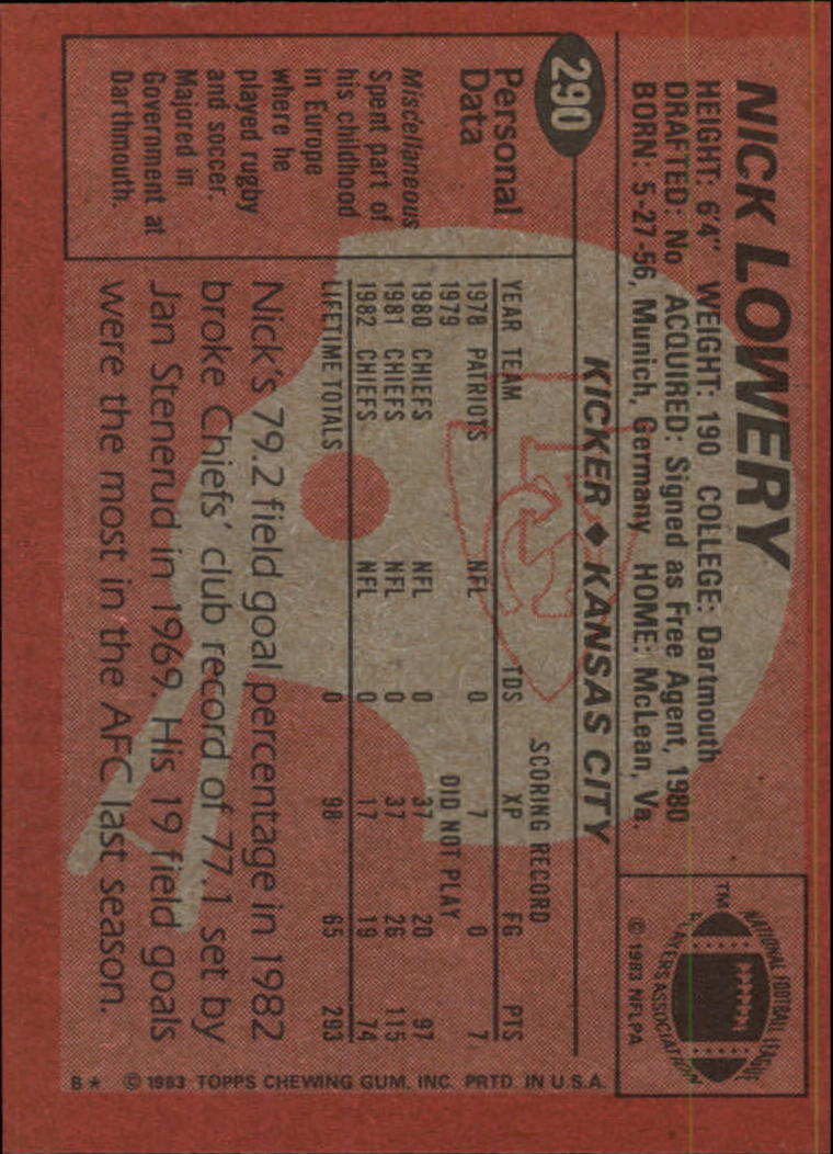 B2600- 1983 Topps FB # 201-396 MOSTLY STOCK PHOTOS -You Pick- 15+ FREE US SHIP - Picture 160 of 334