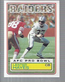 1983 Topps #301 Lester Hayes DP