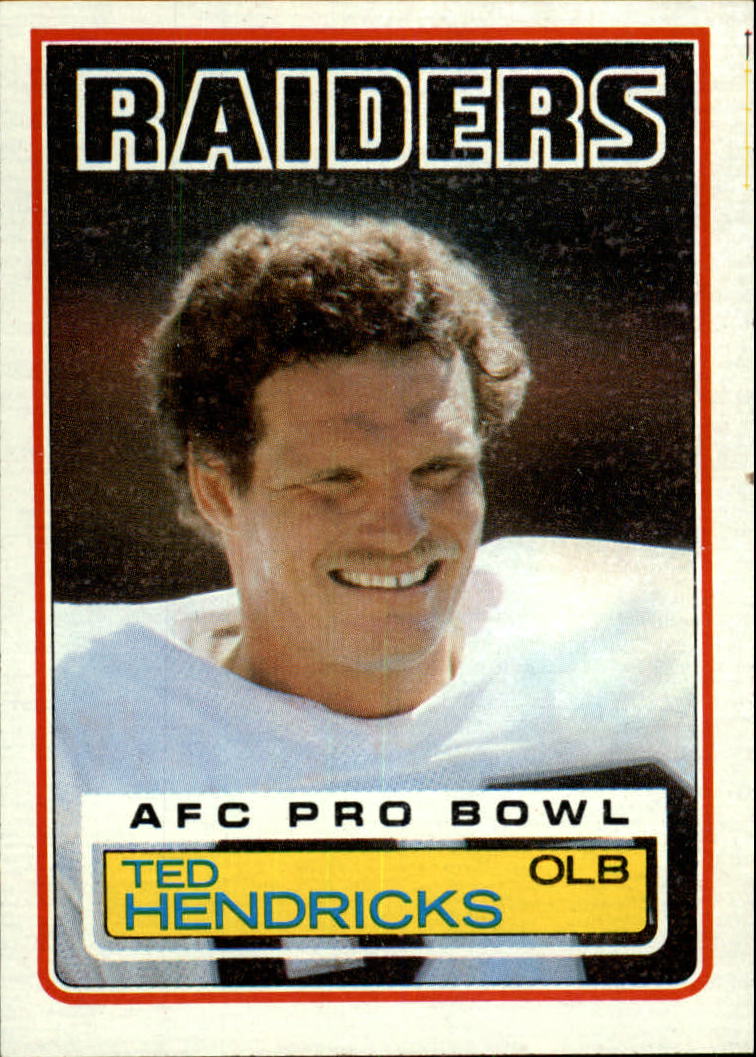 1983 Topps #302 Ted Hendricks DP PB