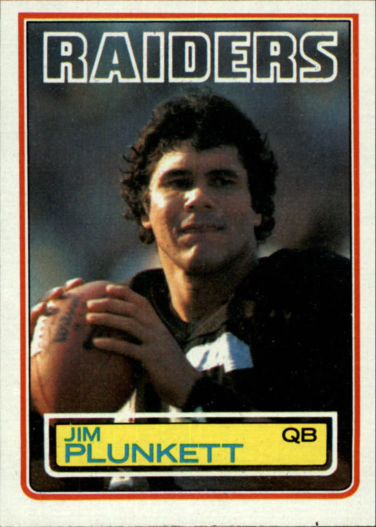 1983 Topps #307 Jim Plunkett