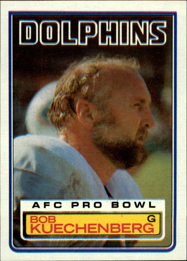 1983 Topps #315 Bob Kuechenberg DP