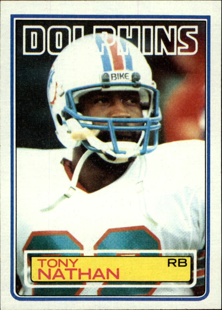 1983 Topps #317 Tony Nathan
