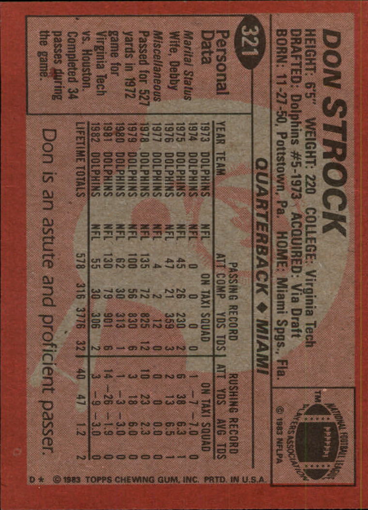 B2600- 1983 Topps FB # 201-396 MOSTLY STOCK PHOTOS -You Pick- 15+ FREE US SHIP - Picture 210 of 334