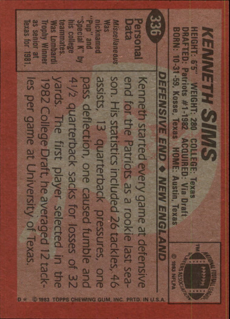 B2600- 1983 Topps FB # 201-396 MOSTLY STOCK PHOTOS -You Pick- 15+ FREE US SHIP - Picture 238 of 334