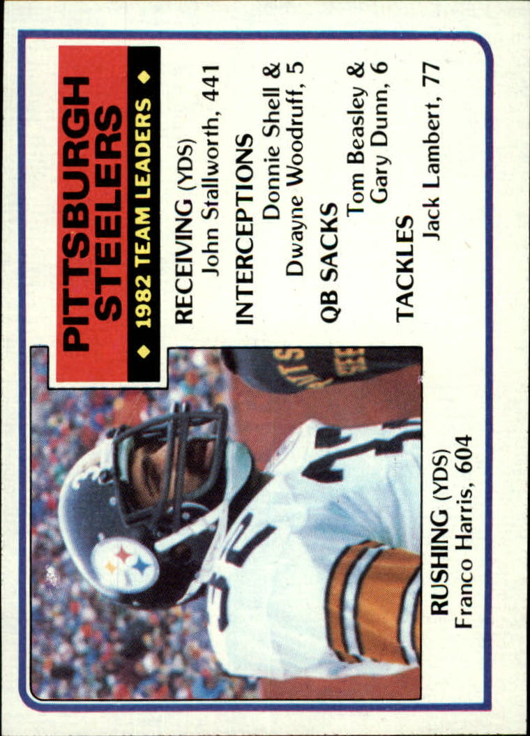 1983 Topps #355 Pittsburgh Steelers TL/Franco Harris