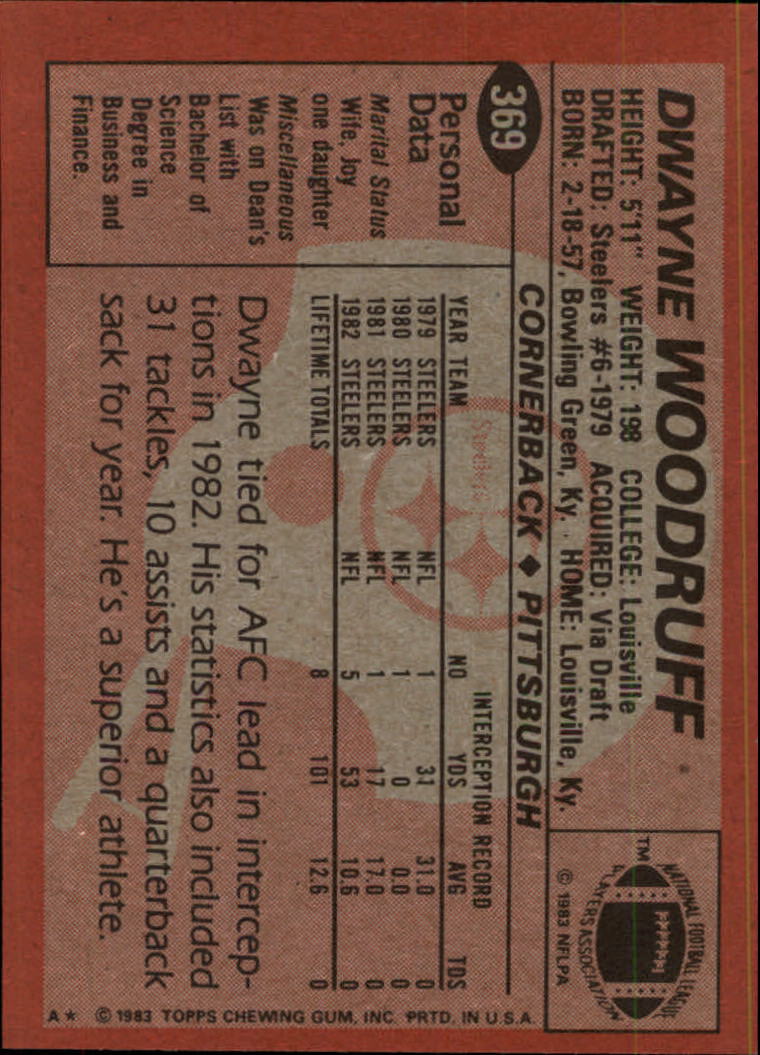 B2600- 1983 Topps FB # 201-396 MOSTLY STOCK PHOTOS -You Pick- 15+ FREE US SHIP - Picture 290 of 334