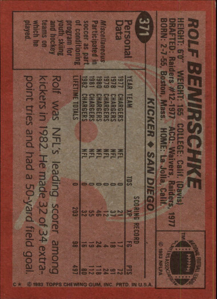 B2600- 1983 Topps FB # 201-396 MOSTLY STOCK PHOTOS -You Pick- 15+ FREE US SHIP - Picture 294 of 334