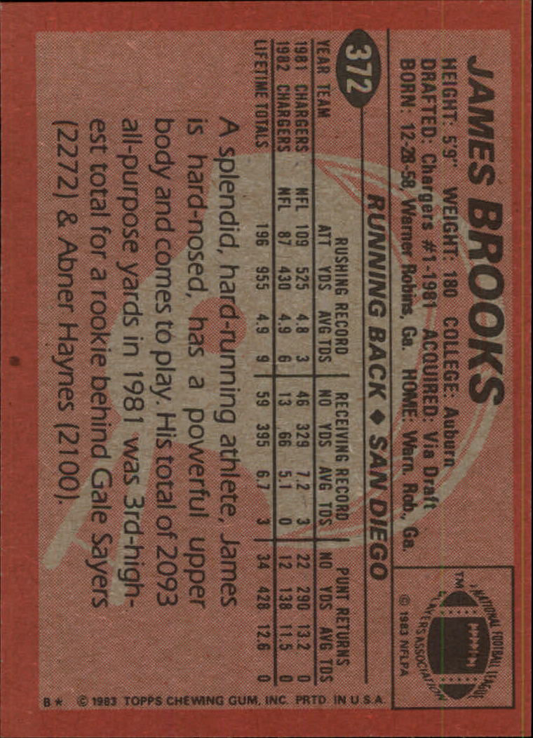 B2600- 1983 Topps FB # 201-396 MOSTLY STOCK PHOTOS -You Pick- 15+ FREE US SHIP - Picture 296 of 334