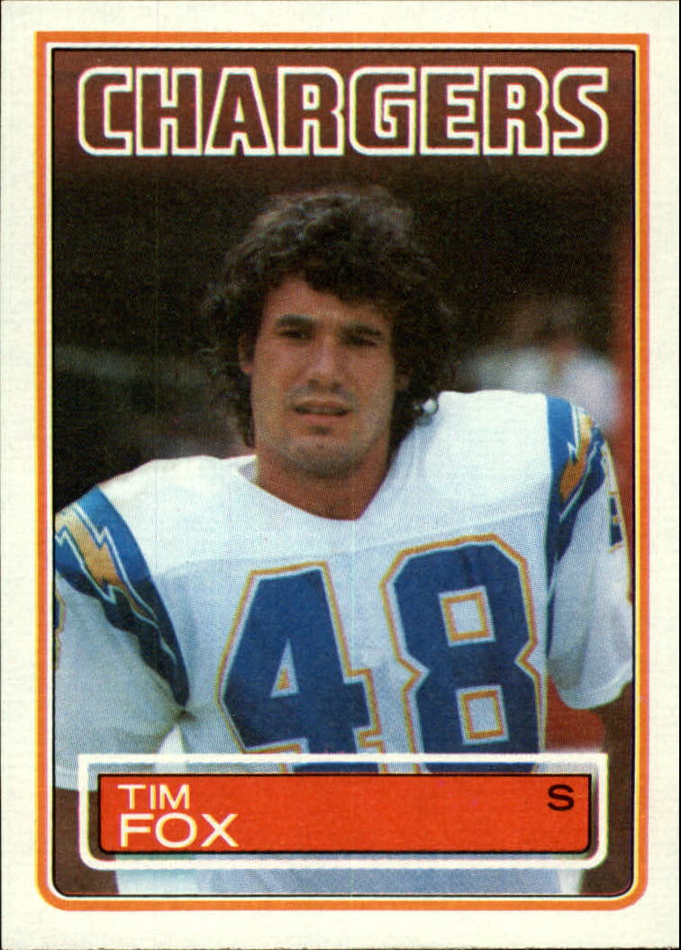 1983 Topps #375 Tim Fox