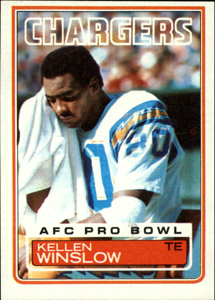 1983 Topps #382 Kellen Winslow PB