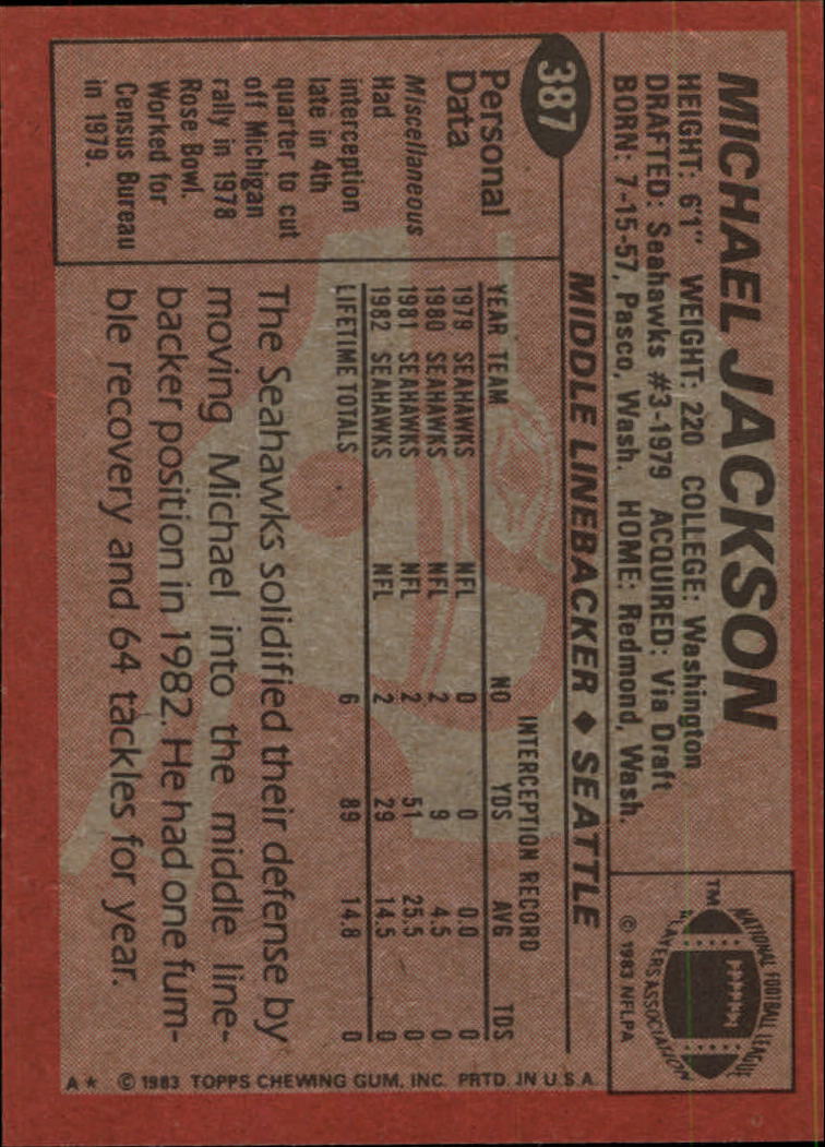 B2600- 1983 Topps FB # 201-396 MOSTLY STOCK PHOTOS -You Pick- 15+ FREE US SHIP - Picture 320 of 334