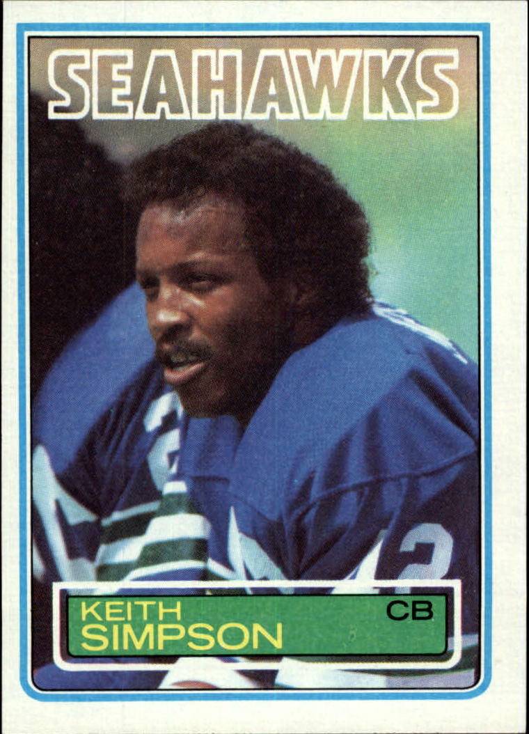 1983 Topps #390 Keith Simpson