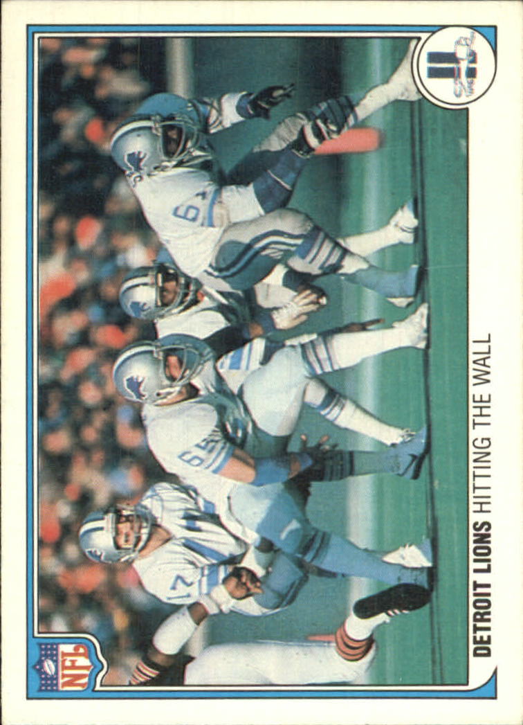 1983 Fleer Team Action #17 Detroit Lions