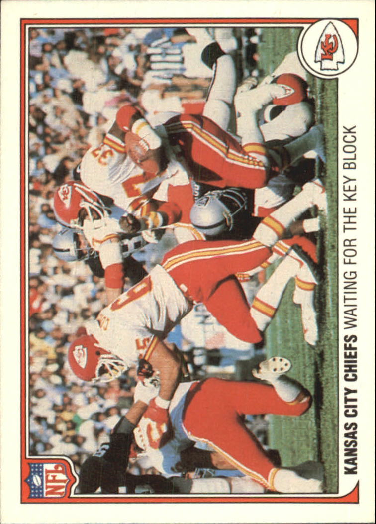 1983 Fleer Team Action #23 Kansas City Chiefs