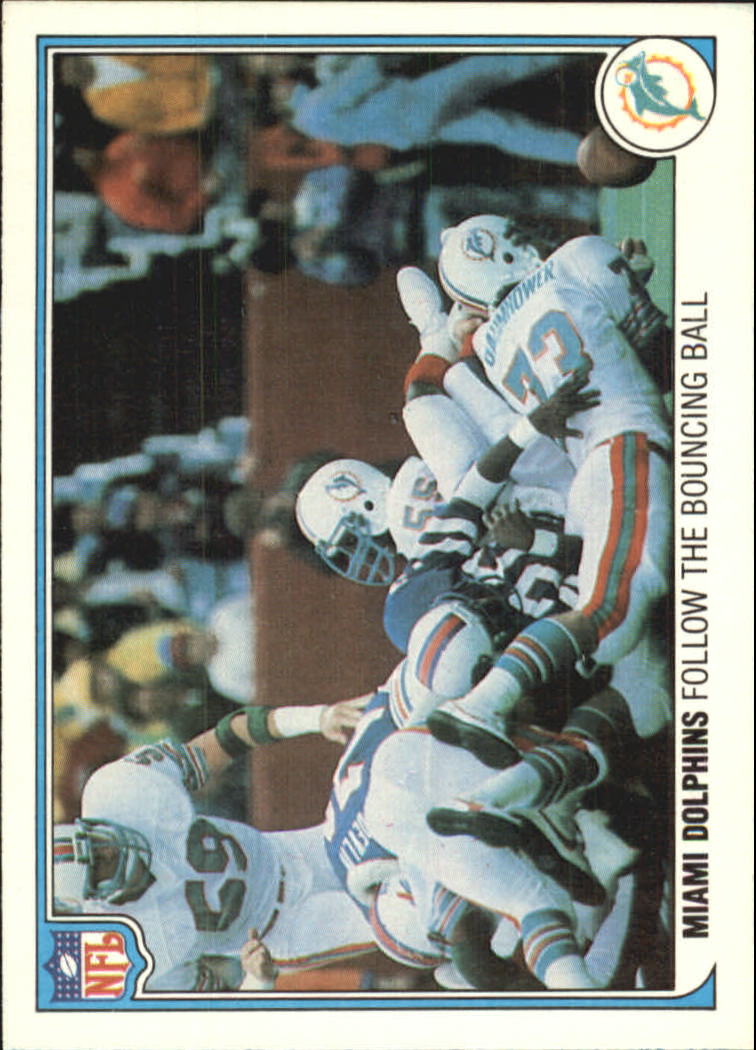 1983 Fleer Team Action #30 Miami Dolphins