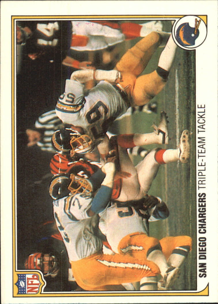1983 Fleer Team Action #48 San Diego Chargers