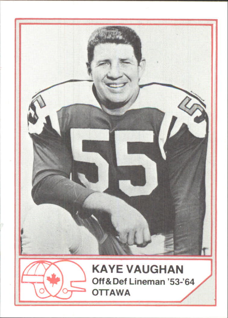1983 JOGO Hall of Fame B #B12 Kaye Vaughan