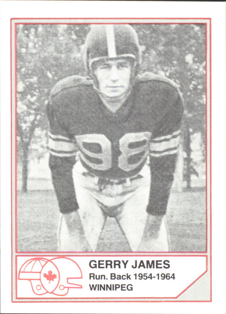1983 JOGO Hall of Fame B #B21 Gerry James