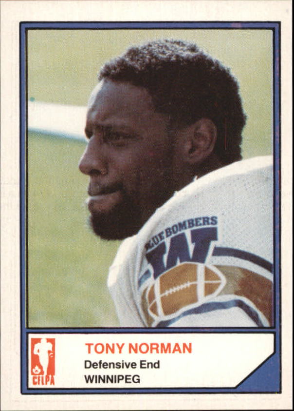 1983 JOGO Limited #80 Tony Norman