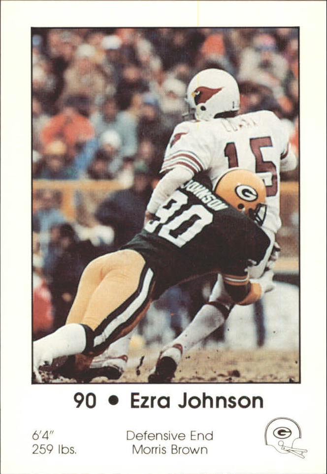 1983 Packers Police #90 Ezra Johnson - NM-MT