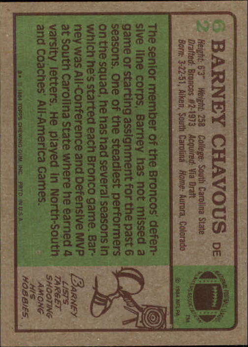 A8978- 1984 Topps FB Cards 1-100 MOST STOCK PHOTOS -You Pick- 15+ FREE US SHIP - Picture 105 of 215