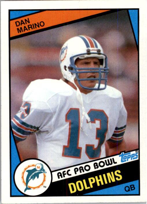 1984 Topps #123 Dan Marino PB RC UER/(Quaterback on back)