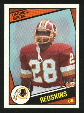 : Darrell Green RC (Rookie Card) Washington Redskins (Football  Card) 1984 Topps #380 : Collectibles & Fine Art