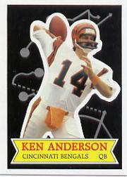 1984 Topps Glossy Send-In #9 Ken Anderson