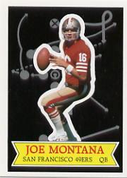 1984 Topps Glossy Send-In #13 Joe Montana