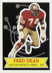 1984 Topps Glossy Send-In #26 Fred Dean