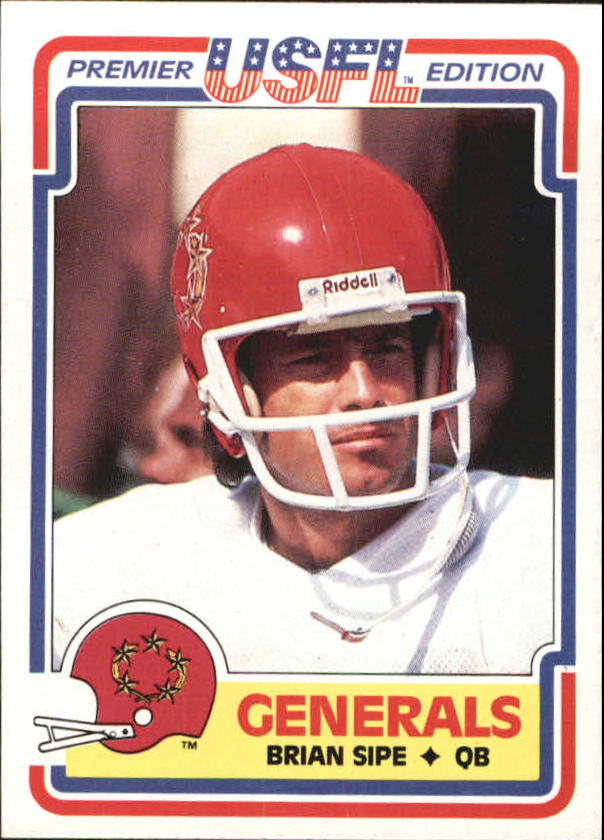 1984 Topps USFL #73 Brian Sipe