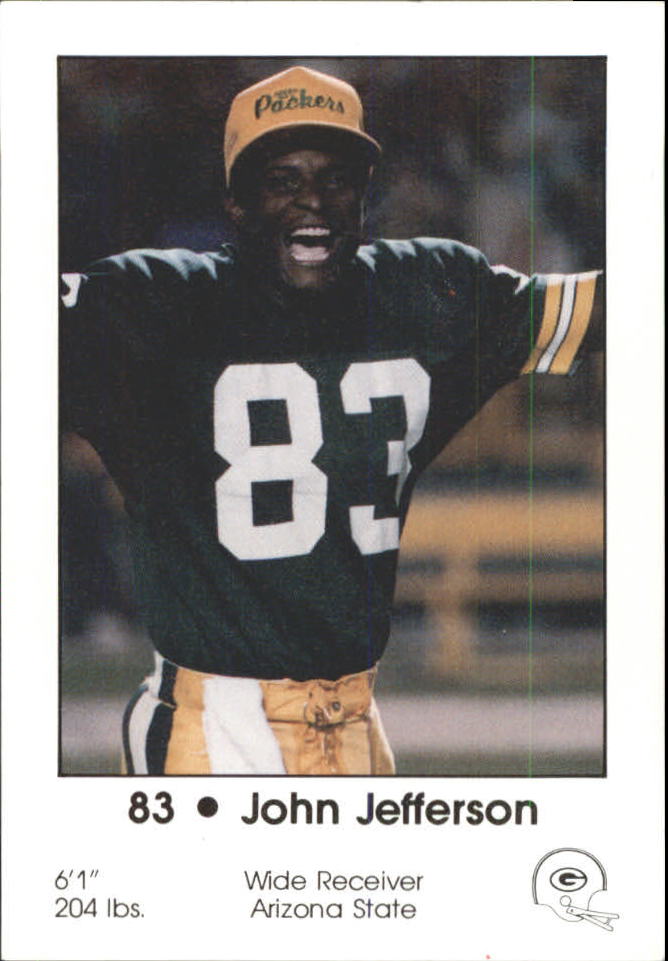 B6381- 1984 Packers Police Football Card #s 1-25 -You Pick- 15+ FREE US SHIP