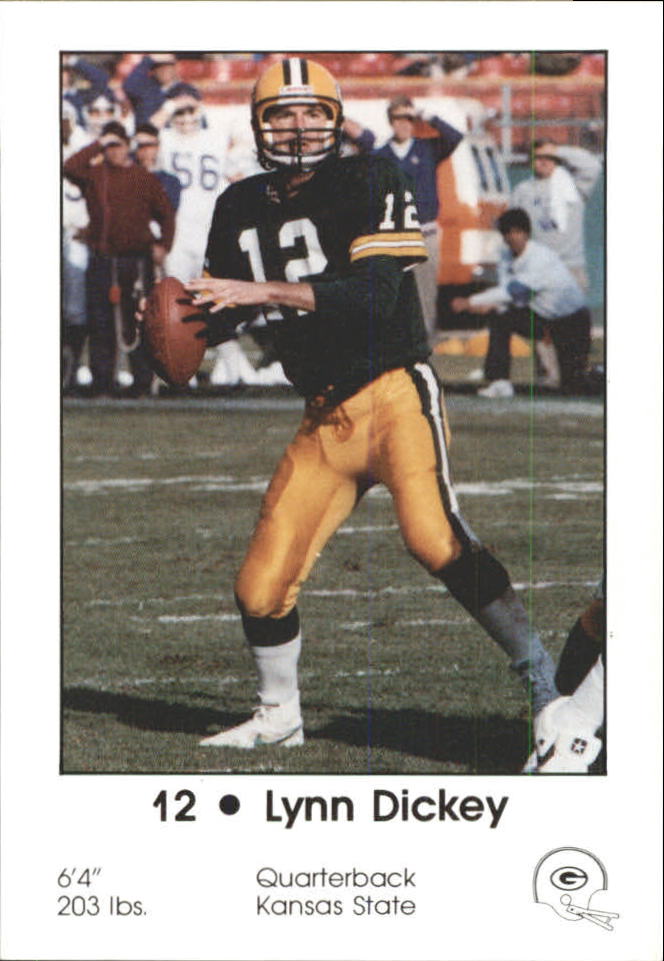 1984 Packers Police #8 Lynn Dickey back image
