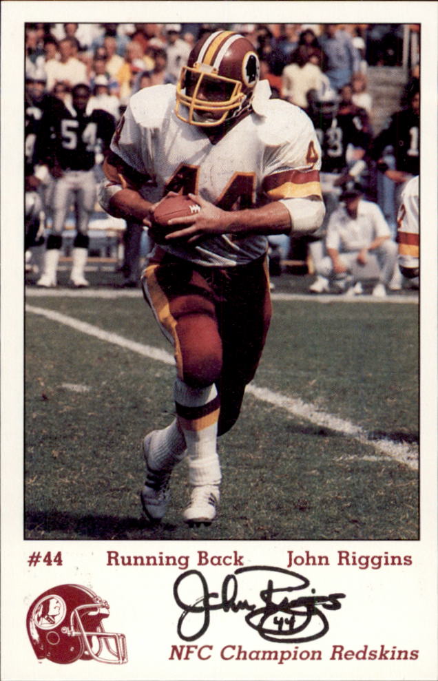 A7575- 1984 Redskins Police Football Card #s 1-16 -You Pick- 15+ FREE US SHIP