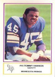 1984 Vikings Police #10 Tommy Hannon - NM-MT