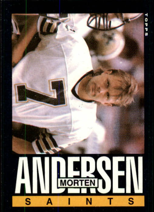 1985 Topps #101 Morten Andersen